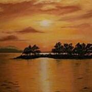Lac La Biche  Sunset Art Print
