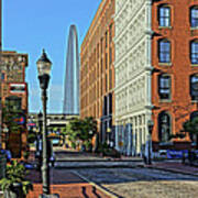 Laclede's Landing Just North Of The Arch Art Print