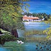 Lake Hollingsworth Landscape Art Print
