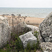 Lake Michigan Shoreline Art Print