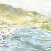 Lamoille River Spring Art Print