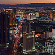 Las Vegas From The Stratosphere Art Print