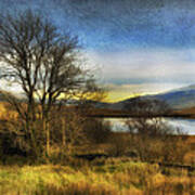 Snowdonia Autumn Lake Art Print