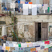 Laundry In Havana Cuba Art Print