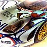 Le Mans 1998 Porsche 911 Gt1 Art Print