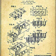 Frame a Patent Cadre dun Brevet Lego Blocs de Construction Jouet Patent Impression Art Poster Bleu Nuit 11 x 14 Bleu Nuit 