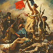 Liberty Leading The People, 28 July 1830 Art Print