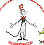 Life Words - Dr Seuss Art Print