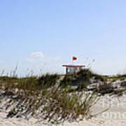 Lifeguard Station Art Print