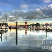 Light House Harbour Town Hilton Head Art Print