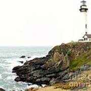 Lighthouse Keeping Watch Art Print