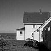 Lighthouse Monhegan Art Print