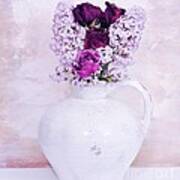 Lilacs And Roses Art Print