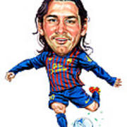 Lionel Messi Art Print