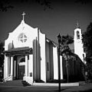 Little Red Church In Destrehan Louisiana Art Print