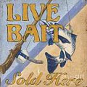 Live Bait Art Print