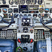 Lockheed 12a Electra Junior Cockpit Art Print