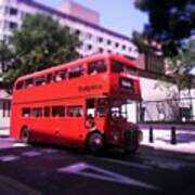 London Bus Art Print