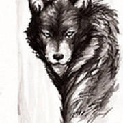 Lone Wolf Art Print