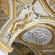 Looking Up In The Louvre Art Print