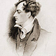 Lord Byron English Romantic Poet Art Print