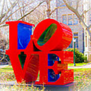 Love Sculpture - Penn Campus Art Print