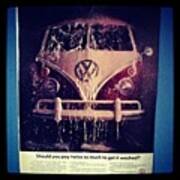 Love Vw Ads🚌 #vw#bus#vintage#ads Art Print
