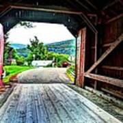 Lower Covered Bridge Art Print