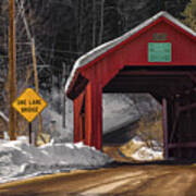 Lower Covered Bridge. Art Print