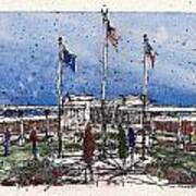 Lubbock Area Veterans War Memorial Art Print