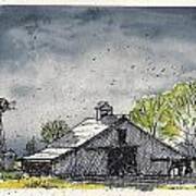 Lubbock County Barn Art Print