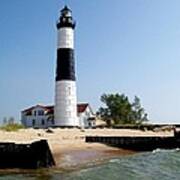 Ludington Michigan's Big Sable Lighthouse Art Print