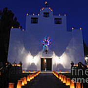 Luminarias At St Francis De Paula Art Print