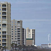 Luxury Jacksonville Beach Condos Art Print