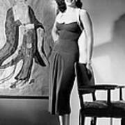 Macao, Jane Russell, In A Dress Art Print