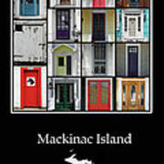 Mackinac Island Doors Art Print