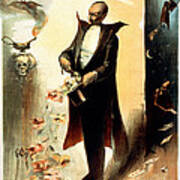 Magician 1892 Art Print
