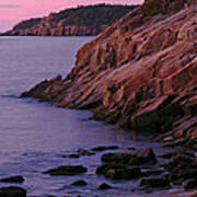 Maine Granite Coast Sunrise Art Print