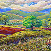 Majestic View Of The Blue Ridge After A Storm Art Print