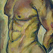 Nude Male Torso Art Print