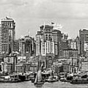 Manhattan Panorama Circa 1908 Art Print