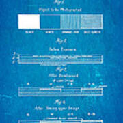 Mannes Color Photography Patent Art 1935 Blueprint Art Print