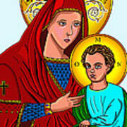 Maria And Jesus Art Print