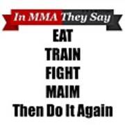 Ufc Mixed Martial Arts Art Print