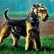 Master Airedale Terrier Art Print