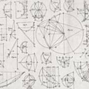 Mathematical Diagrams Art Print
