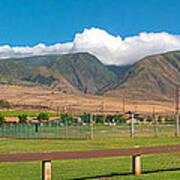 Maui Hawaii Mountains Near Kaanapali Art Print