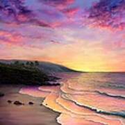 Maui Sunset Art Print