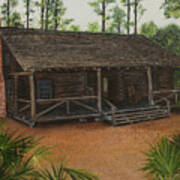 Mcmullen Log Cabin Art Print