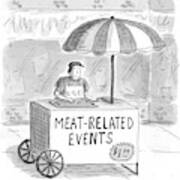 Meat-related Events Art Print